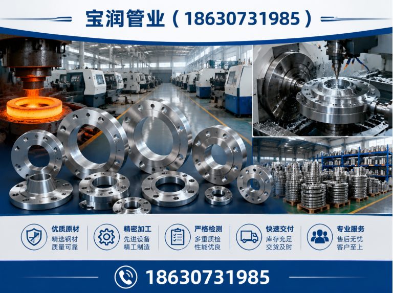 肃宁县法兰生产展示图